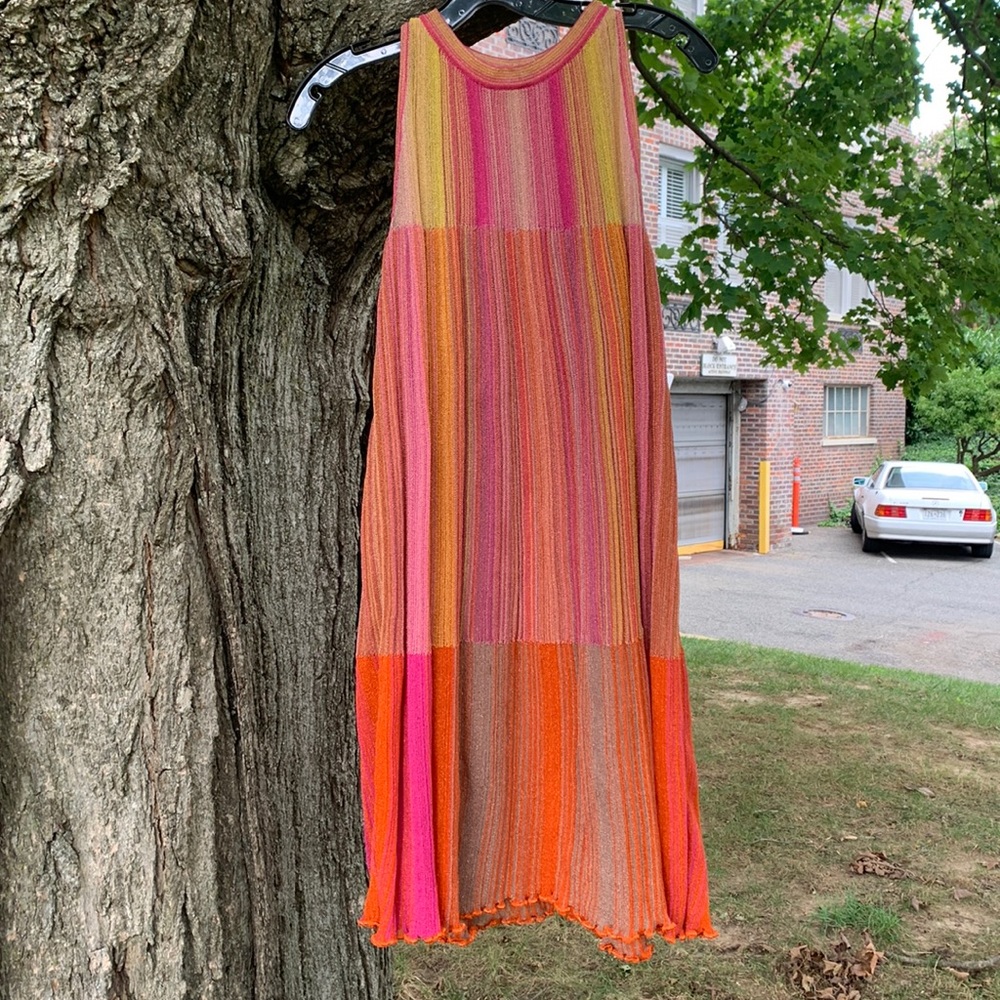 M Missoni Red Orange Dress - size 38